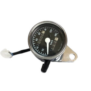 velocimetro universal redondo cromado tablero neg. cod.7986