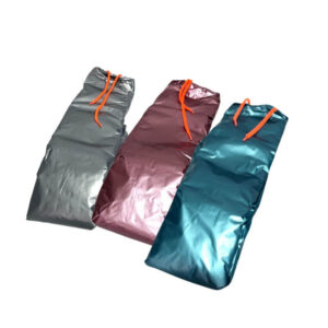 vestido impermeable plastico metalizado desechable surtido