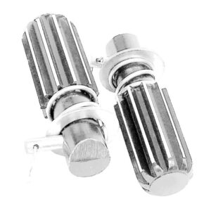Calapie trasero universal estrella aluminio natural