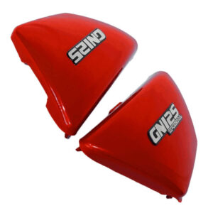 Tapas laterales suzuKi gn125 calcomania especial rojo