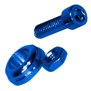 Tornillo tope de placa azul