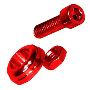 Tornillo tope de placa rojo