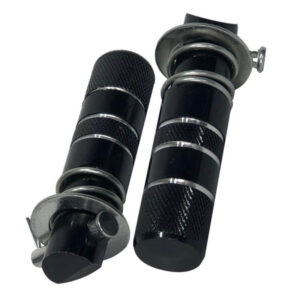 Calapie trasero universal aluminio negro