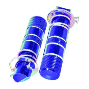 Calapie trasero universal aluminio azul