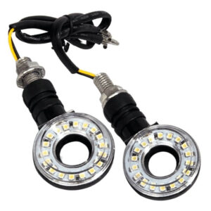 Direccional universal hueca redonda gn 12 leds amarillo