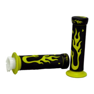 Manilar caucho llama negro amarillo