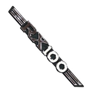 Emblema tapa lateral yamaha rx100 plata