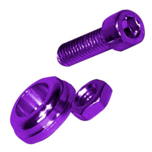 Tornillo tope de placa morado